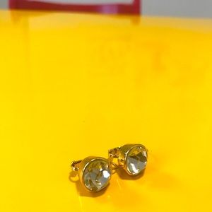 Kate Spade Round Crystal Drop Earrings